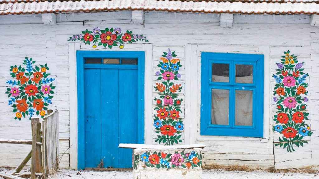 zalipie village